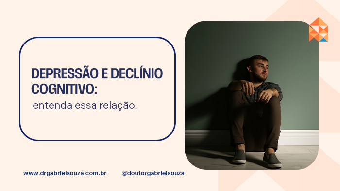 Depressão e declínio cognitivo: entenda essa relação 1 Homem sentado no chão encostado na parede, com expressão pensativa, em ambiente com iluminação baixa.